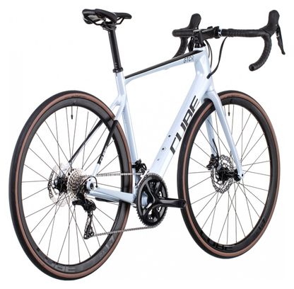 Bicicleta de carretera Cube Attain GTC Race Shimano 105 11S 700 mm Frost White Carbon 2022