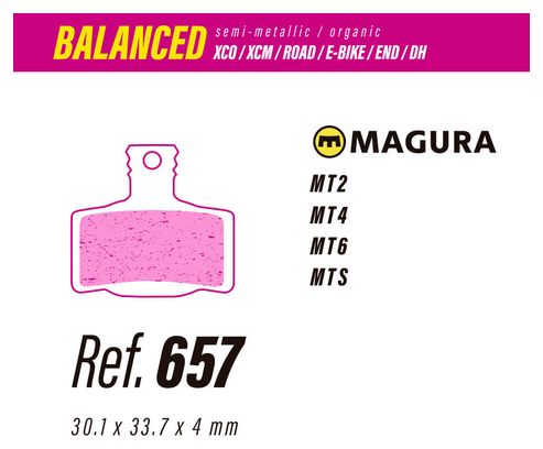 Paar Magura MT2 / MT4 / MT6 / MTS Less remmen