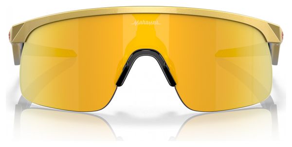 Lunettes Enfant Oakley Resistor Patrick Mahomes II Gold Prizm 24K / Ref : OJ9010-0823