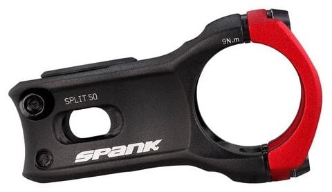 Spank Split 35 Stem 0° 35 mm Black Red