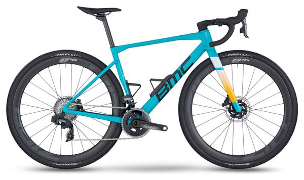 Gravel Bike BMC Kaius 01 Two Sram Force eTap AXS 12V 700 mm Bleu Turquoise 2023