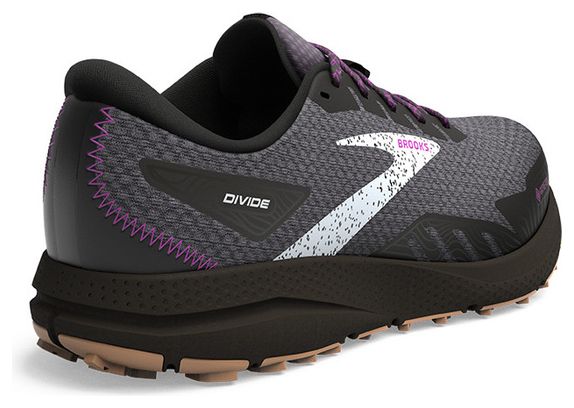 Zapatillas de trail Brooks Divide 4 GTX para mujer Negro