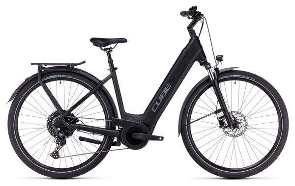 Cube Touring Hybrid Pro 500 Easy Entry Shimano Deore 11V 500 Wh 700 mm VTC Electric Black 2023