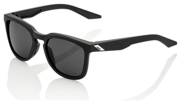 Coppia di occhiali 100% Hudson Soft Tact Black / Smoke Grey