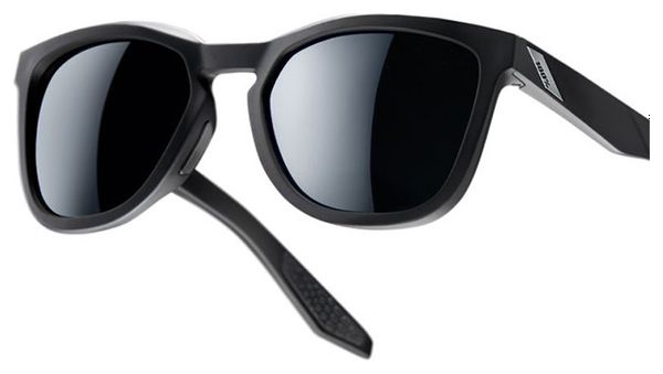 Par de <p>Gafas <strong>100% Hudson</strong></p>Soft Tact Negro / Gris Humo