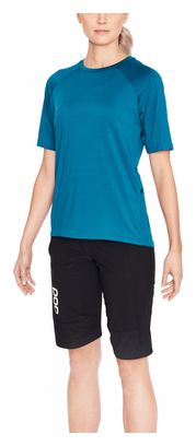 Poc Essential MTB Women Short Sleeves Jersey Antimony Blue