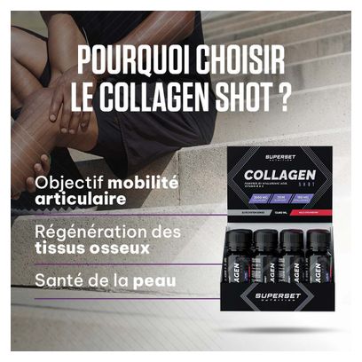 Collagen Shot (12x60ml) - Superset Nutrition - Fraise Des Bois - Collagène