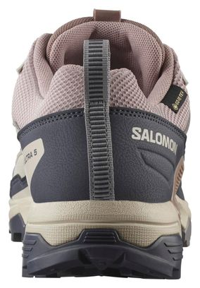 Chaussures de Randonnée Salomon X Ultra 5 GTX Beige/Gris Femme