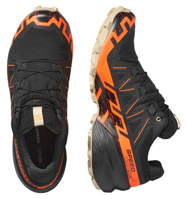 Salomon Speedcross 6 GTX Zwart/Oranje Herenschoenen