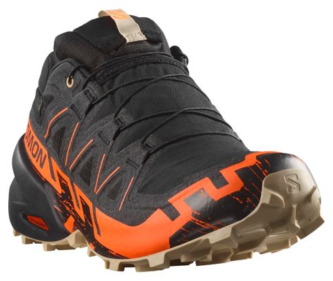 Salomon Speedcross 6 GTX Zwart/Oranje Herenschoenen