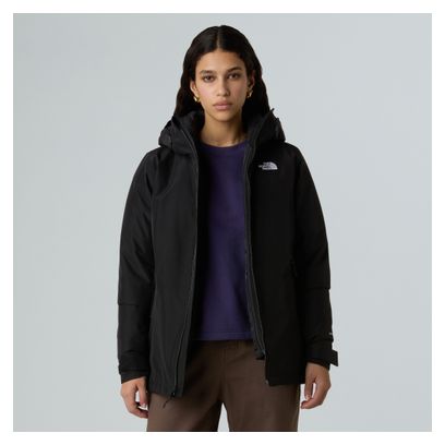 Chaqueta The North Face Carto Mono Triclimate 3 en 1 con capucha Negro Mujer