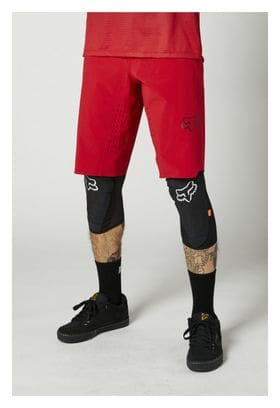 Pantalones cortos Fox Flexair sin piel rojo