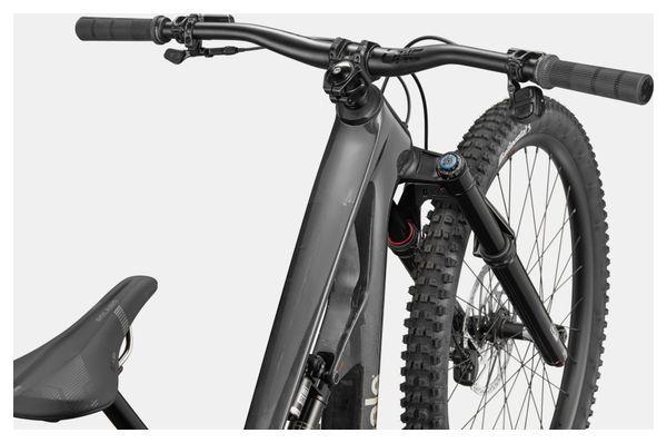 Cannondale Bad Habit 1 Full-Suspension Mountain Bike with SRAM 12-Speed MX (29/27.5-inch) Gray/Orange