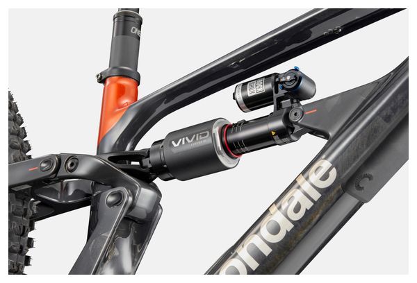Cannondale Bad Habit 1 Full-Suspension Mountain Bike with SRAM 12-Speed MX (29/27.5-inch) Gray/Orange