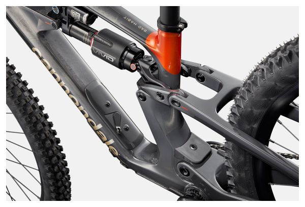 Cannondale Bad Habit 1 Full-Suspension Mountain Bike with SRAM 12-Speed MX (29/27.5-inch) Gray/Orange