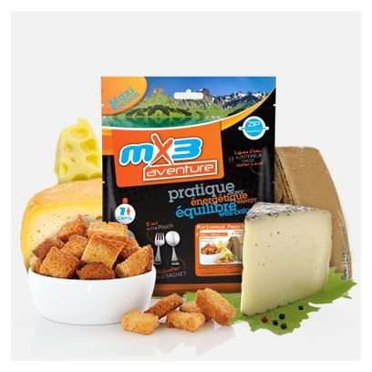 Freeze-dried meal MX3 Fondue with 4 Cheeses and croutons 125 g