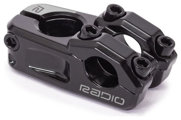 Attacco manubrio BMX Top Load Radio Race Junior 22,2 mm Nero