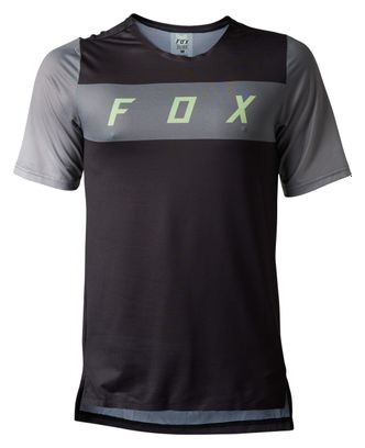 Maillot Manches Courtes Fox Flexair Arcadia Noir