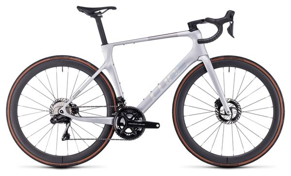 Cube Agree C:62 SLT Road Bike Shimano Dura-Ace Di2 12S 700 mm Silver 2023