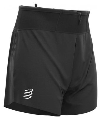 Korte Compressport Trail Racing Short Zwart