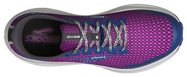 Brooks Divide 4 Trailrunning-Schuhe Violett Blau Damen