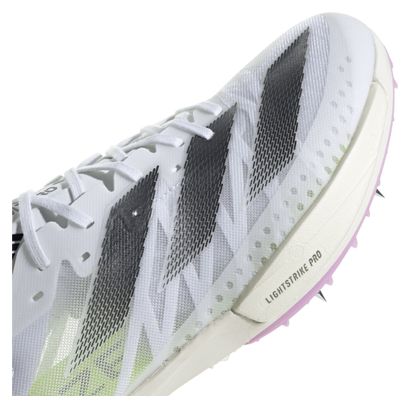 adidas Performance adizero Ambition White Green Pink Unisex Track &amp; Field Shoes