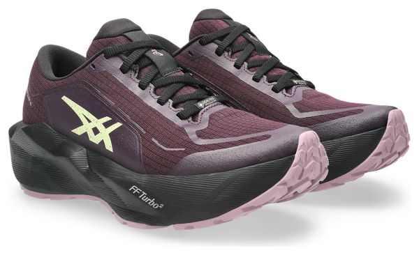 Asics Novablast 6 GTX Laufschuhe für Damen, violett/schwarz