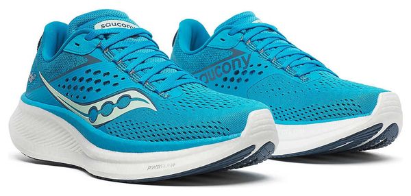 Running Saucony Ride 17 Blue/White Women's Shoes