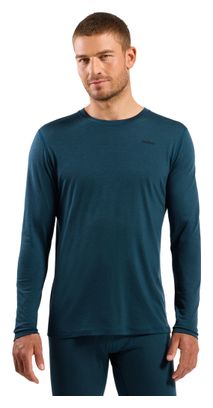 Intimo tecnico Odlo Merino 160 blu anatra da uomo