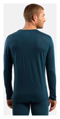 Intimo tecnico Odlo Merino 160 blu anatra da uomo