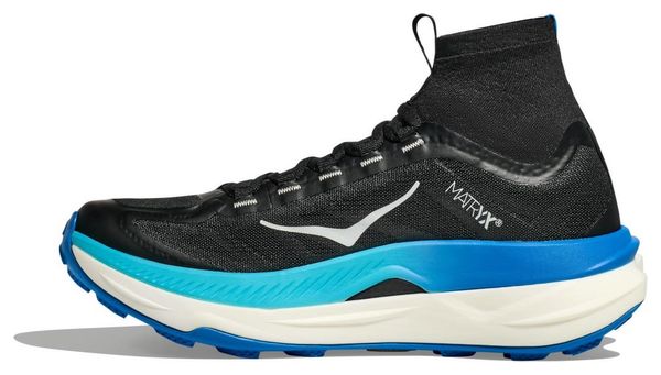 Hoka Tecton X 3 Trail Shoes Black/Blue Uomo