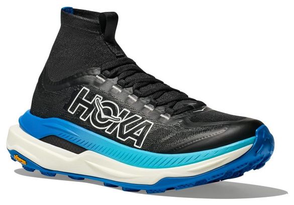 Hoka Tecton X 3 Trail Shoes Black/Blue Uomo