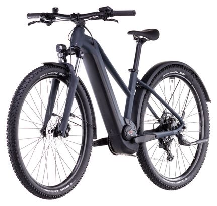 Cube Reaction Hybrid Performance 500 Trapecio Allroad MTB Eléctrica Hardtail Shimano Cues 9S 500 Wh 27.5'' Negro Noche 2025