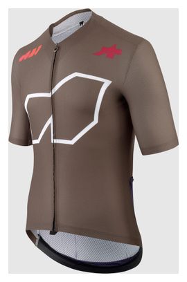 Assos Equipe R S11 „We Are The A“ Kurzarm-Trikot für Herren, braun