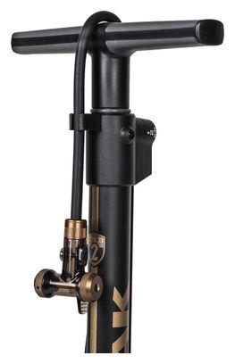 Pompa da pavimento Topeak Joe Blow Tubi a 2 stadi (max 160 psi / 11 bar) nera/oro