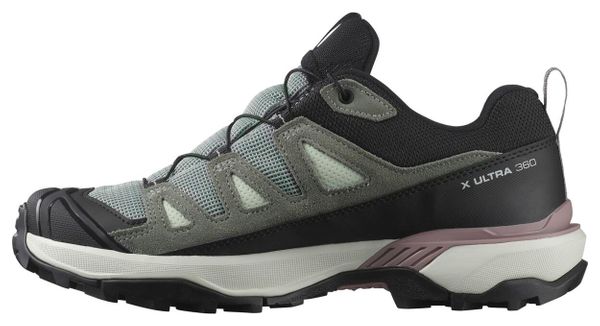 Chaussures de Randonnée Salomon X Ultra 360 Leather GTX Vert Femme