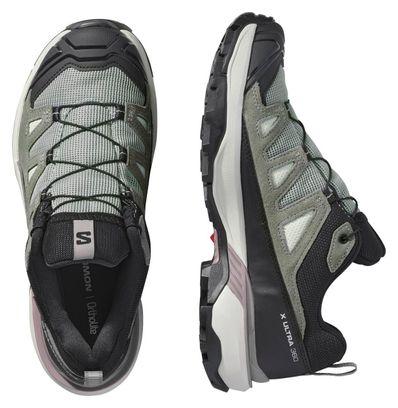 Chaussures de Randonnée Salomon X Ultra 360 Leather GTX Vert Femme
