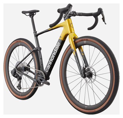 Bicicletta da corsa Cannondale Topstone Carbon 1 Sram Rival AXS 13V 700 mm Giallo/Nero