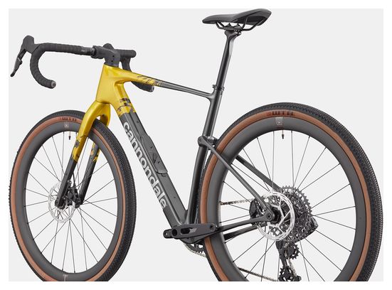 Bicicletta da corsa Cannondale Topstone Carbon 1 Sram Rival AXS 13V 700 mm Giallo/Nero