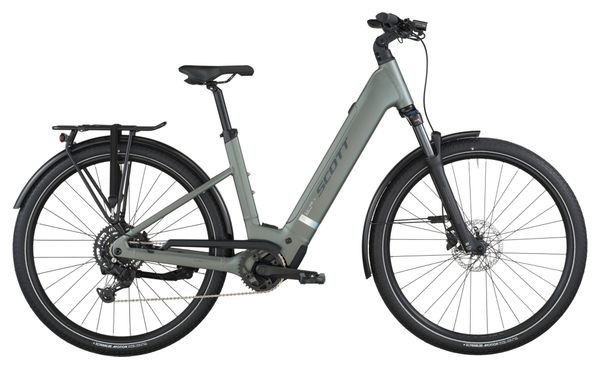Bicicletta da città elettrica Scott Sub Sport 30 Wave Shimano Cues 9V 540 Wh 700 mm Verde 2026