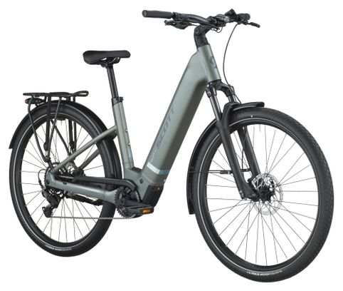 Bicicletta da città elettrica Scott Sub Sport 30 Wave Shimano Cues 9V 540 Wh 700 mm Verde 2026