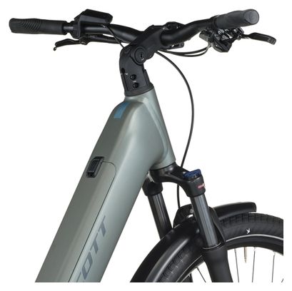 Bicicletta da città elettrica Scott Sub Sport 30 Wave Shimano Cues 9V 540 Wh 700 mm Verde 2026