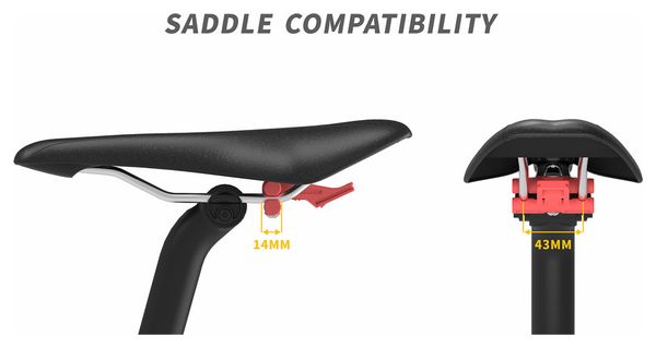 Sacoche de Selle avec lumière ReadyGo Lumis Lite 0.35L