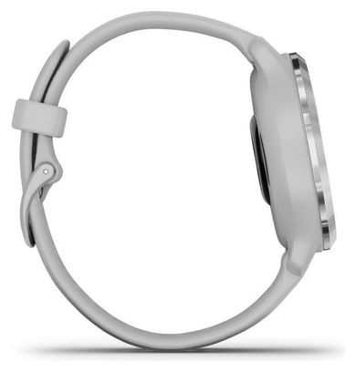 Montre connectée GARMIN Venu 2S - Silver - Bracelet gris clair