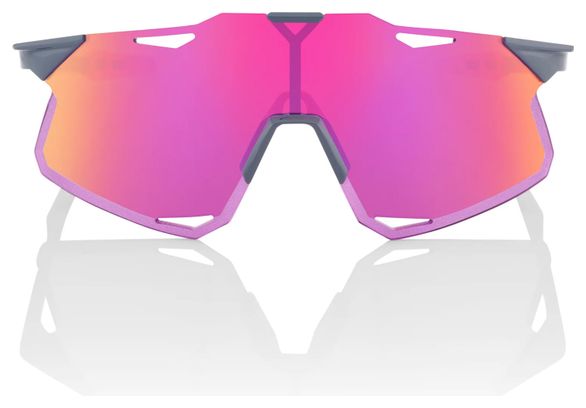 Paire de Lunettes 100% Hypercraft Tokyo Night Gris / Violet Multilayer Mirror