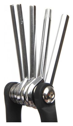 Multi-strumento 10 funzioni extra piatte nero