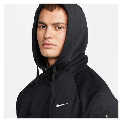 Sudadera con capucha de entrenamiento Nike Therma-Fit Negra