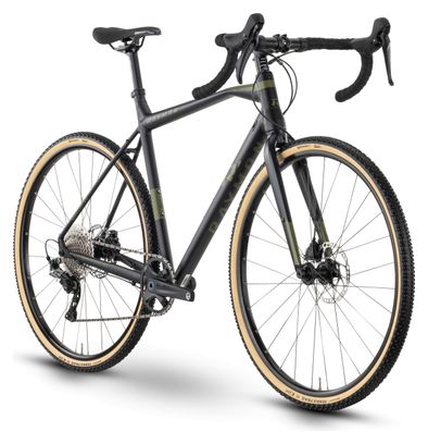 Gravel Bike Raymon GravelRay 5.0 Shimano GRX 11V 700mm Schwarz/Grün