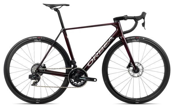 Orbea Orca M21eTEAM PWR Rennrad Sram Force eTap AXS 12S 700 mm Weinrot 2024