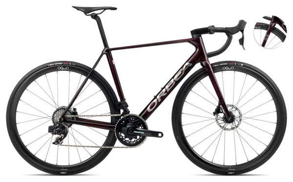 Orbea Orca M21eTEAM PWR Bicicleta de Carretera Sram Force eTap AXS 12S 700 mm Rojo Vino 2024